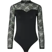 Pieces Milly Lace Pitkähihainen Body