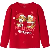 Name it Nmfsasa Paw Ls Top Cplg - Red - 98