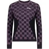 Mons Royale Ascender Merino Kerrastopaita mauve / black Koko XS
