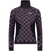 Mons Royale Ascender Merino Mock Neck Kerrastopaita mauve / black Koko XL