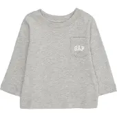 Gap Baby & Toddler Logo Pocket T-Shirt - Grey - 74/80