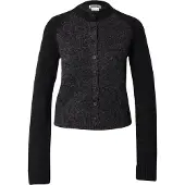 Weekday Soft Slim Fit Buttoned Cardigan - Grey - XS