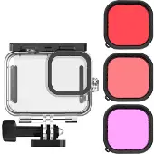 Telesin Lens waterproof filter set for GoPro Hero 9 / Hero 10 / Hero 11 / Hero 12 (GP-FLT-904)