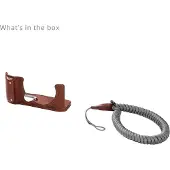 SmallRig 4880 Camera Leather Half Case Kit For Fujifilm X-M5 Brown pokkarilaukku/kotelo