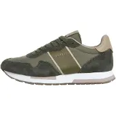 Hackett London for man. HMS200033 Trainers Keston Heritage green (42), Flat, Laces, Casual