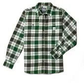 Garphyttan Men's Garden Flanell Dark-Green Comb Pitkähihaiset kauluspaidat M