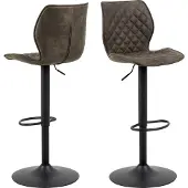 AC Design 2-osan ruokailutuolien setti Naomi, ruskea