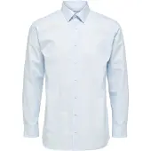Selected Slmregethan Shirt Ls Classic Noos - Blue - XL