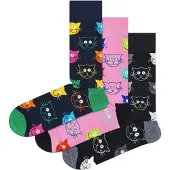 Happy socks 3 pakkaus Mixed Cat Socks Gift Box