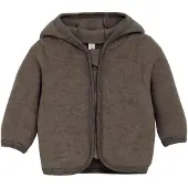 Huttelihut Villafleecetakki Merinovilla, Brown Melange, 98