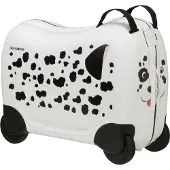 Samsonite Dream2go, vaunu, kovakuorinen, valkoinen, Puppy P., ohjaamo, 4 pyörää