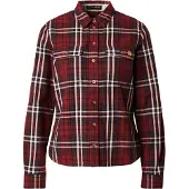 Superdry for woman. W4010513A Lumberjack Check Flannel Shirt Red (M), Casual, Cotton, Long sleeve