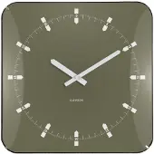 Karlsson seinäkello Sucinto Dome square luxury green KA6085GR