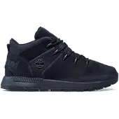 Timberland unisex for kids. TB0A2GE80151 Sprint Trekker lace-up mid-top leather trainers black (39), Flat, Laces, Casual, children's fashion