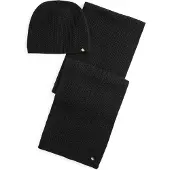 Ralph Lauren Polyester Blend-Knt Brt Scf Glv Gts - Black - ONE SIZE