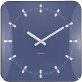 Karlsson seinäkello Sucinto Dome square navy blue KA6085BL