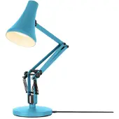 Anglepoise työpöytävalaisin 90 MINI VIVID, himmennettävä, Sininen, Työhuone/toimisto, Alumiini, Teollisuus, pöytävalaisin