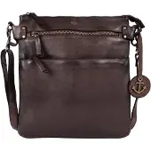 Harbour 2nd Anchor Love Zora Crossbody-laukku Nahka 26 cm Ruskea