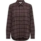 ONLY Onlwren Check Shirt Wvn - Black - XS