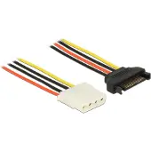 DeLOCK power adapter - 4 PIN internal power to SATA power - 30 cm