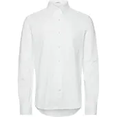 Gant for man. 3250271 White elastic piqué knit Regular Fit shirt (L), Casual, Cotton, Long sleeve