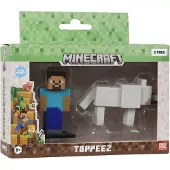 Minecraft 3D 2-pack 6 cm hahmo