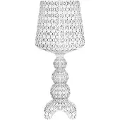 Kartell Pöytävalaisin , Mini Kabuki, himmennettävä, Läpinäkyvä, Olohuone, Muovi, Design