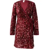 Y.A.S Yaselle Ls Wrap Dress - Show - Red - S