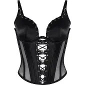 Hunkemoller Korsetti 'Pina' musta