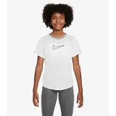 Nike One Girls" Dri-Fit Short- - White - 122-128