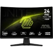MSI MAG 242C, 59,9 cm (23.6"), 1920 x 1080 pikseliä, Full HD, LCD, Musta
