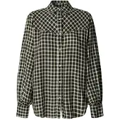 Pepe Jeans for woman. PL3051247 Nala grey shirt (L), Casual, Viscose, Long sleeve