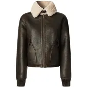 Pepe Jeans for woman. PL4024365 Theodora jacket grey (XS), Casual, Polyurethane