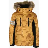 Lindberg Camo Talvitakki, Yellow, 80