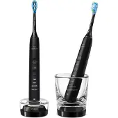 Philips DiamondClean 9000 HX9914/63 Ladattava sähköhammasharja, Aikuinen, Sonic-hammasharja, Päivittäinen käyttö, Syväpuhdistus, Ienhoito, Valkaisu, musta, 2 min, 4 x 30 s, Akku