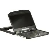 Aten – 1U Short depth KVM console, Widescreen, VGA, UK (CL3100NX-ATA-EG)