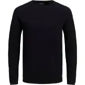 Jack & Jones Jauhill Knit Crew Neck Noos - Black - XXXL