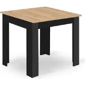 Leobert Ruokapöytä Artisan, ruskea/musta
