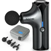 Renpho MINI Massage Gun, Hierontavasara, Selkä, Universaali, Musta, Painikkeet, 4 pää(t), 3200 RPM (PEU-RP-GM173-BK)