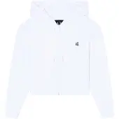 Armani Exchange for woman. XW000822AF10818U0002 White zip-up sweatshirt (S), Casual, Sport, Cotton, Multisport