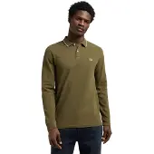 Lee Jeans Ls Pique Polo - Khaki green - XL