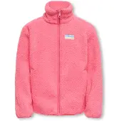 Kids Only Kogeva Life Teddy Jacket Cp Otw Noos - Pink - 152