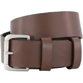 Ralph Lauren Leather Roller-Buckle Belt - Brown - 32