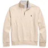 Ralph Lauren for man. 710812963017 Ultra-soft knitted jumper with beige zip (L), Casual, Cotton