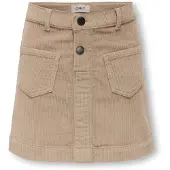 ONLY Kogamazing Global Hw Cord Skirt Pnt Noos - Beige - 164