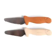 Filibabba Beginner's Cutting Knives 2-Pack - Pumpkin + Offwhite - Multi/patterned - ONE SIZE