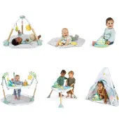 Ingenuity Tummy To Toes 6-In-1 Milestones Center - Multi/patterned - ONE SIZE