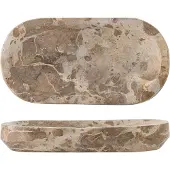 Bloomingville Shao tarjotin marmori 24,5x12,5 cm Luonnollinen