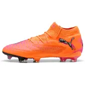 Puma Future 8 Ultimate FG Hot Pursuit - Lämpöpalo/Musta/Pinkki - Nurmi (FG), koko 37