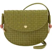 Dudu Toys Skye Crossbody-laukku Nahka 21 cm Oliivinvihreä